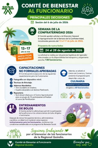 Comunicado comité de bienestar regional Quindío, julio 7 del 2026