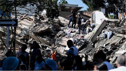 Acciones de solidaridad de Sindesena con afectados por el sismo