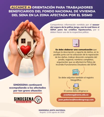Alcance a orientación para trabajadores beneficiarios del Fondo de Vivienda