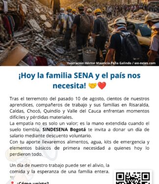 Hoy la familia SENA y el país nos necesita